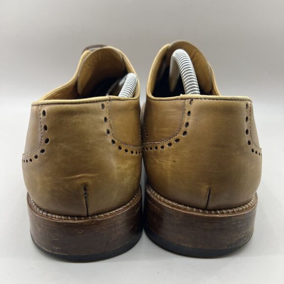 Mezlan Alexander Oxford‎ Shoes Men Size 11 M Tan Brown Wingtip Lace Up Low Dress main image 6